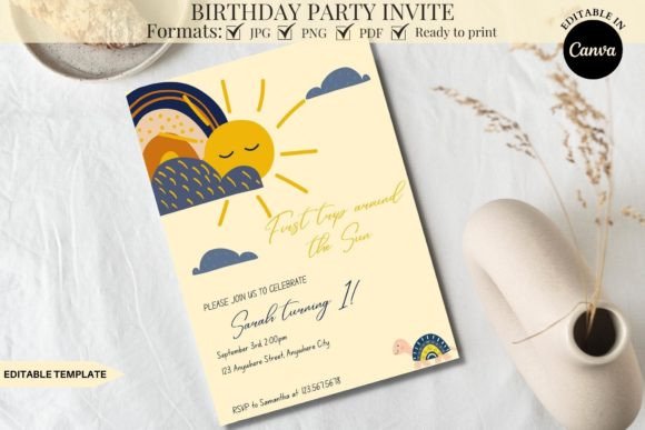Download Printable Birthday Party Invite Template - Template Collection