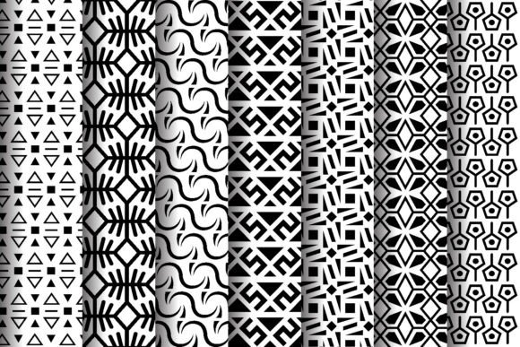 Download Abstract Vector Black and White Patterns - Premium Resources