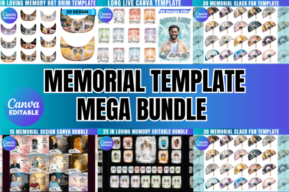 Download Memorial Mega Bundle Canva Template - Template Collection