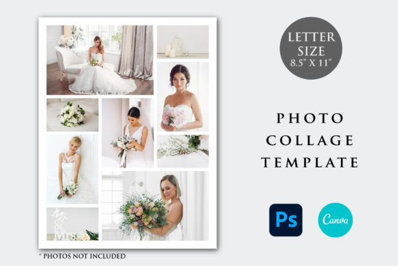 Download Letter Size Photo Collage Template - Template Collection