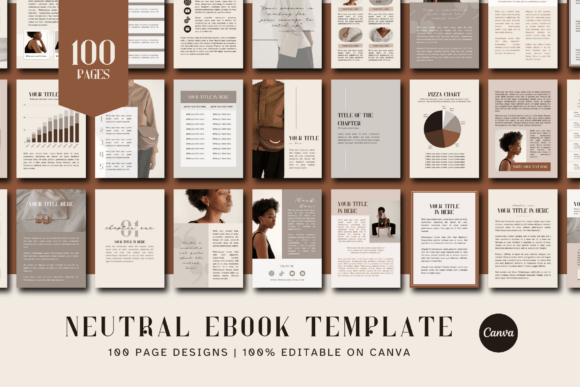 Download EBOOK Neutral Tones CANVA TEMPLATE - Template Collection